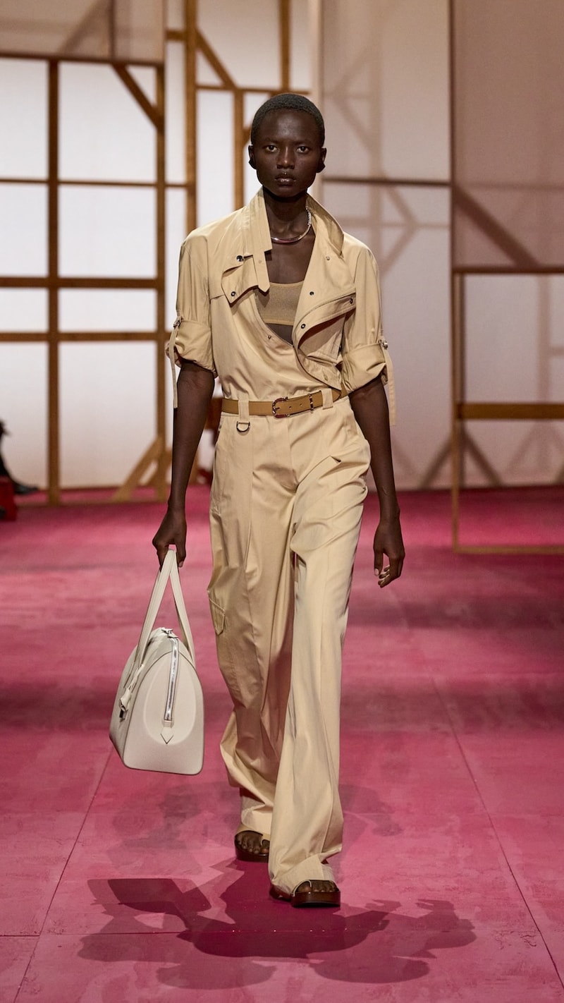 hermes pfw 2025 spring summer looks detail birkin inspiration