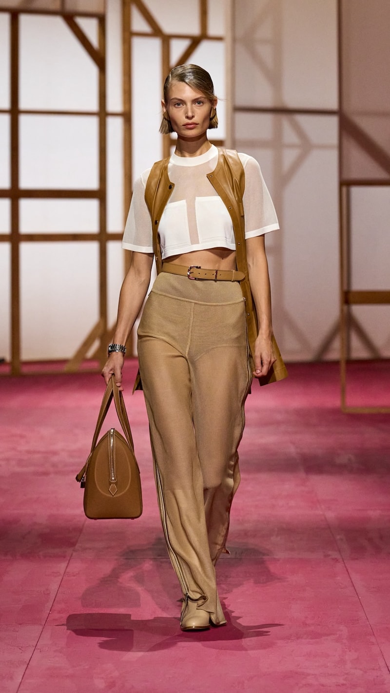 hermes pfw 2025 spring summer looks detail birkin inspiration