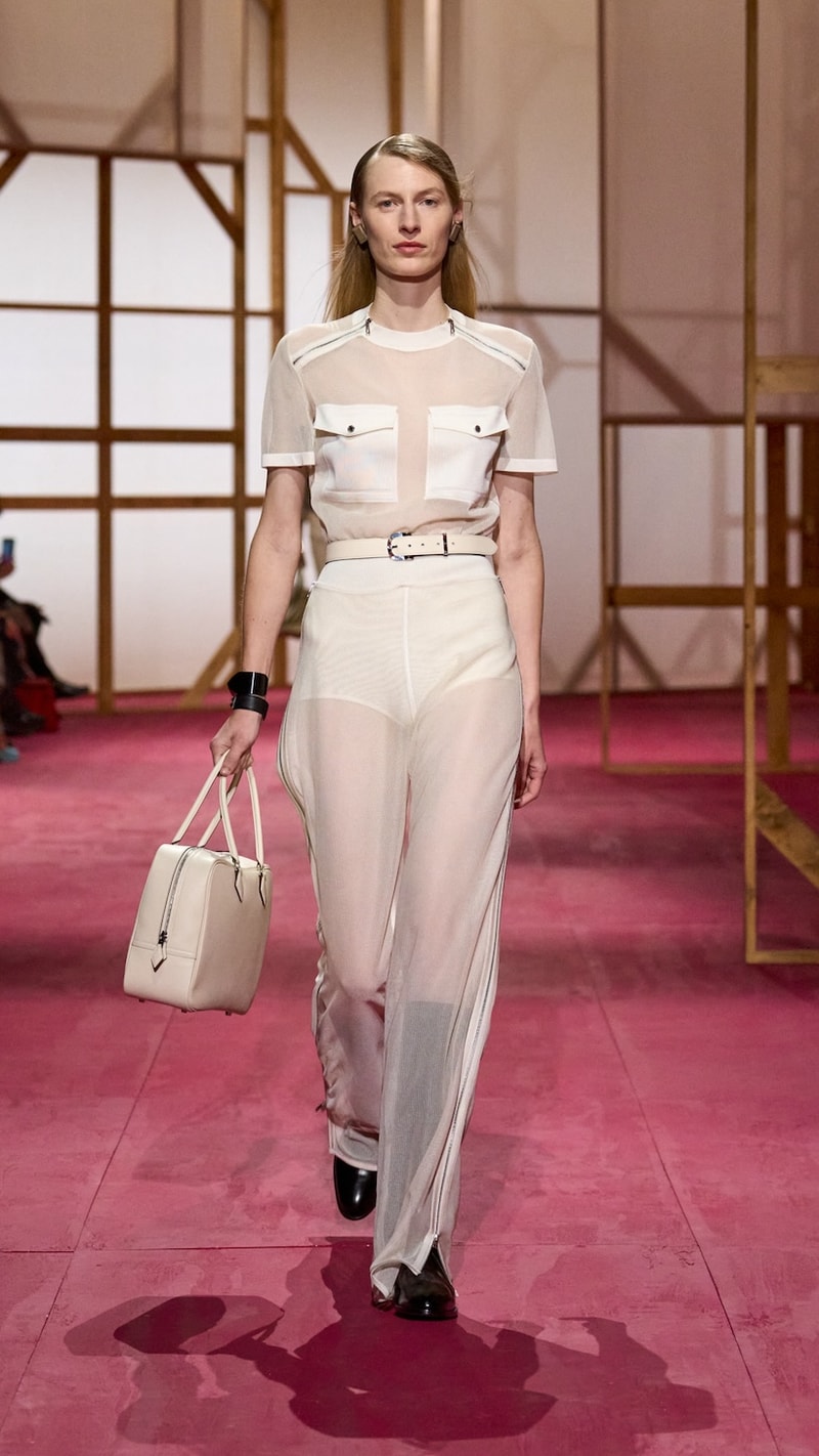 hermes pfw 2025 spring summer looks detail birkin inspiration