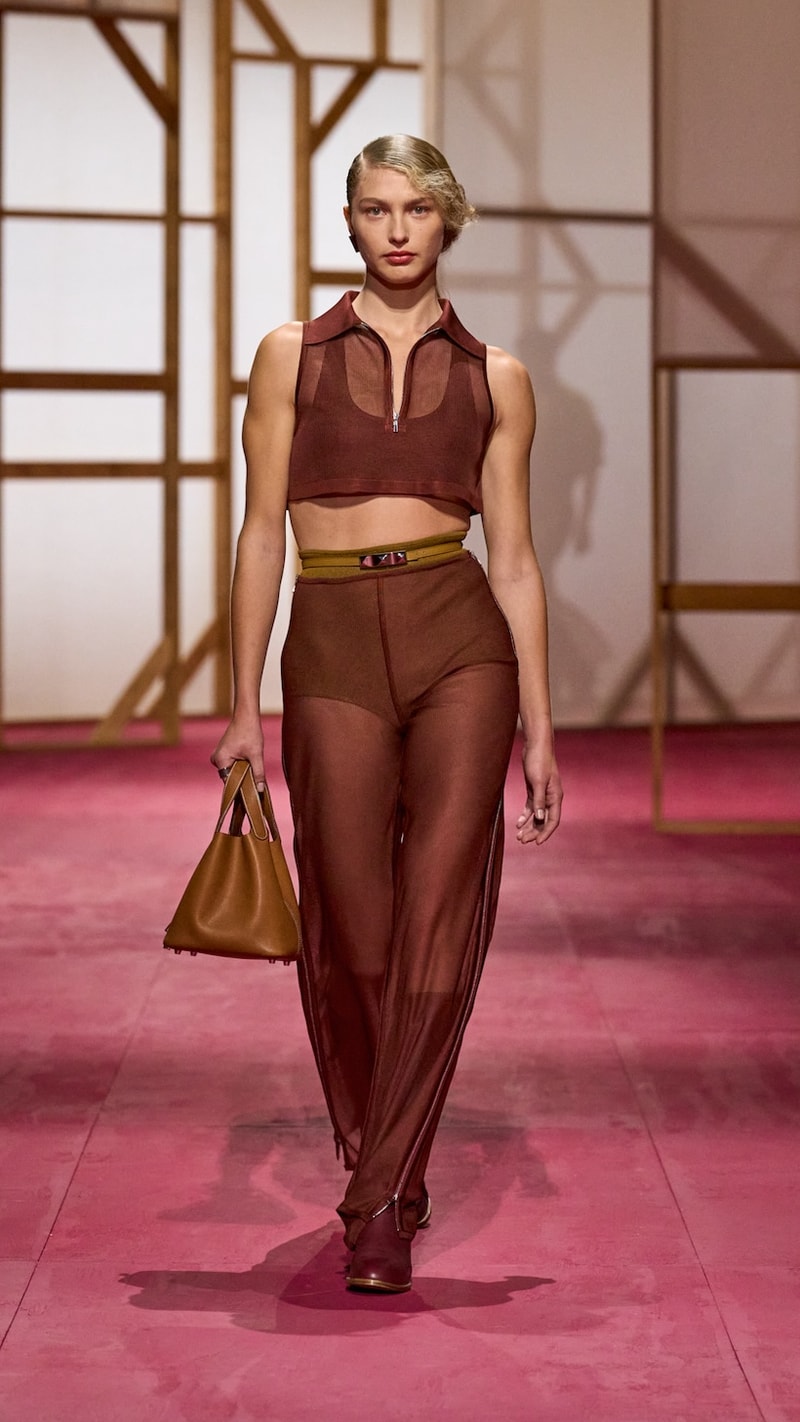 hermes pfw 2025 spring summer looks detail birkin inspiration