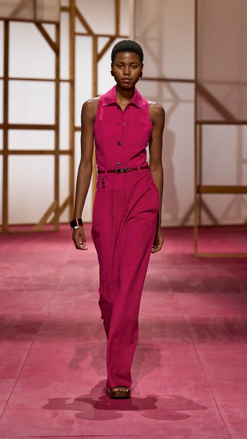 hermes pfw 2025 spring summer looks detail birkin inspiration