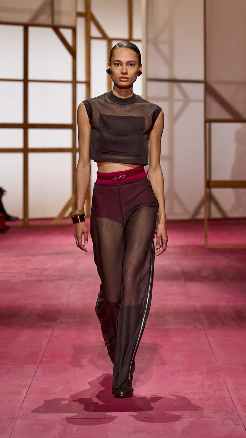 hermes pfw 2025 spring summer looks detail birkin inspiration