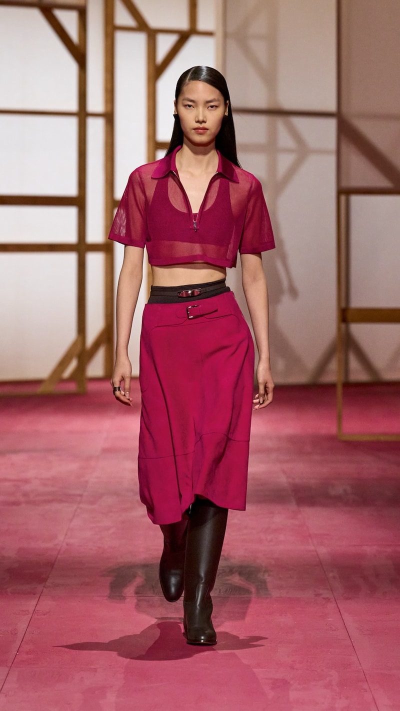 hermes pfw 2025 spring summer looks detail birkin inspiration
