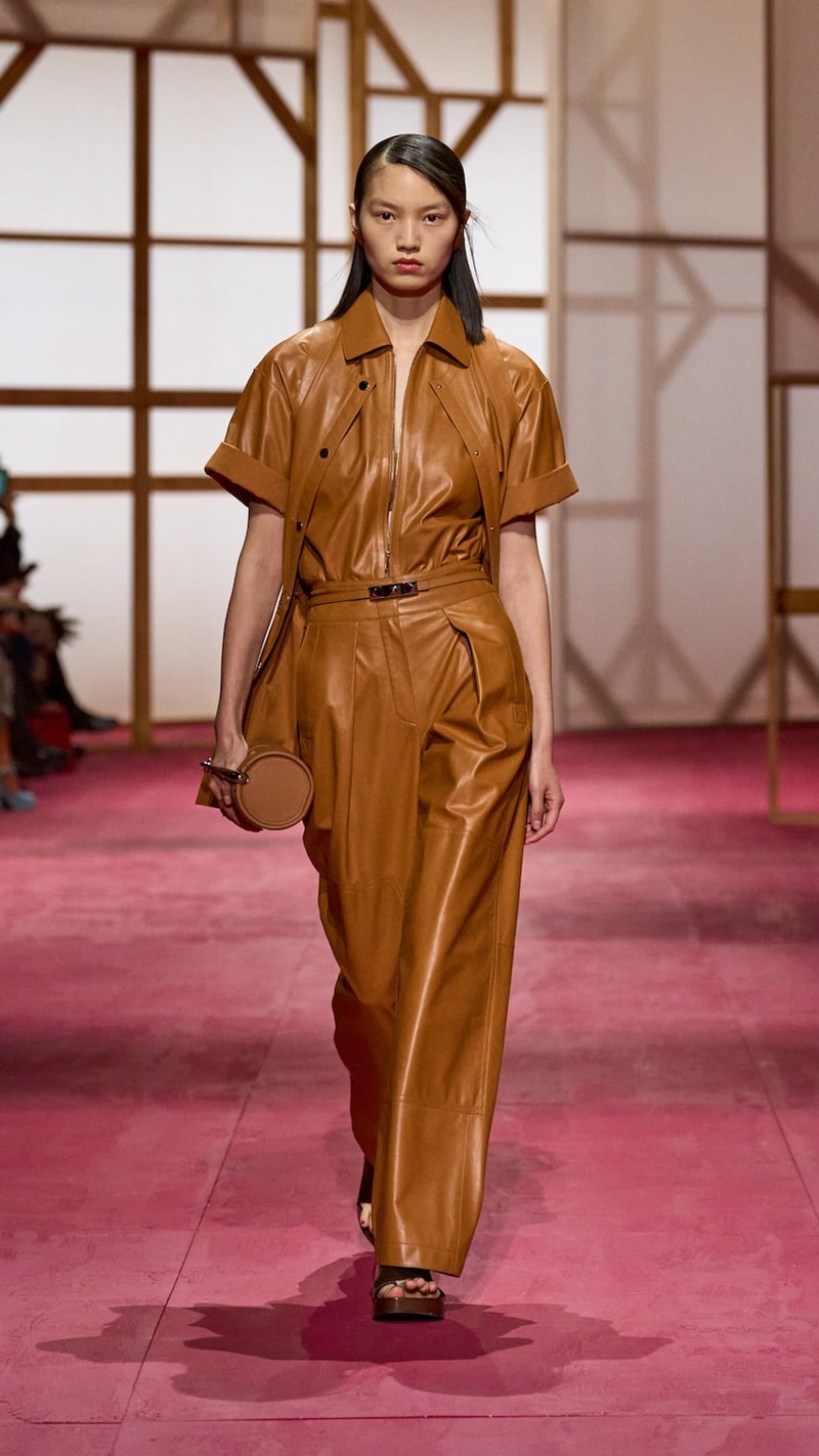 hermes pfw 2025 spring summer looks detail birkin inspiration