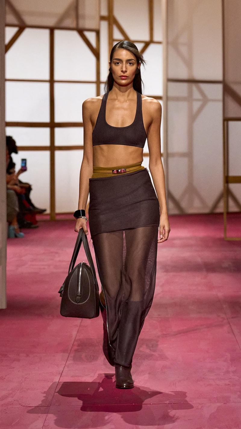 hermes pfw 2025 spring summer looks detail birkin inspiration