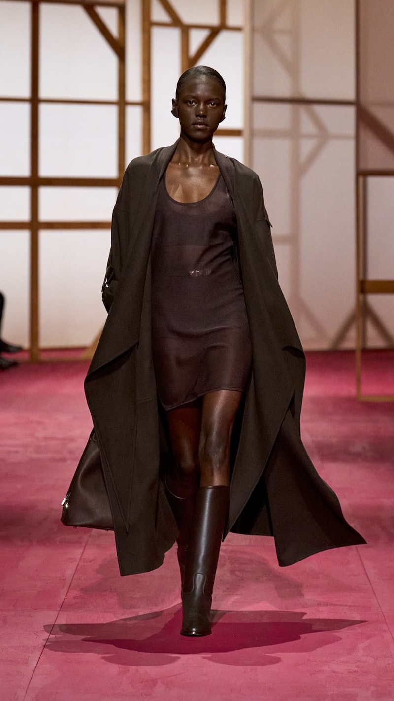 hermes pfw 2025 spring summer looks detail birkin inspiration