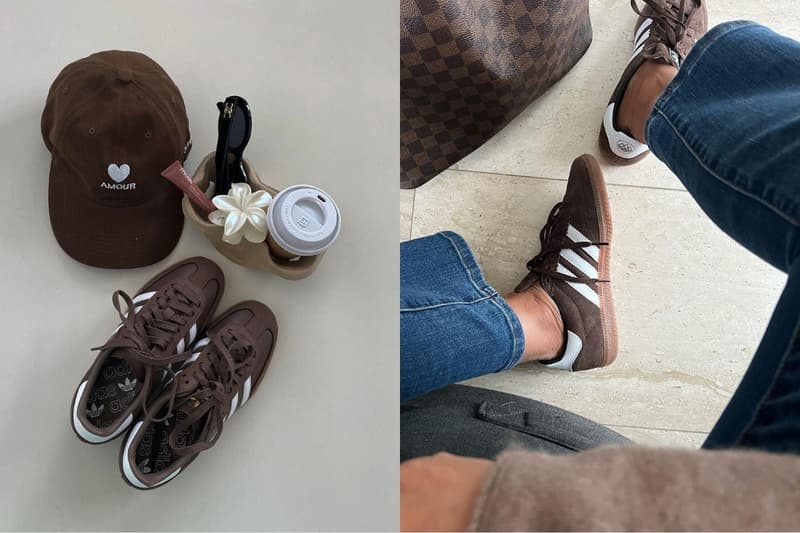 可可色配搭的必用款:這一雙 Adidas Samba,是秋冬穿搭的好朋友