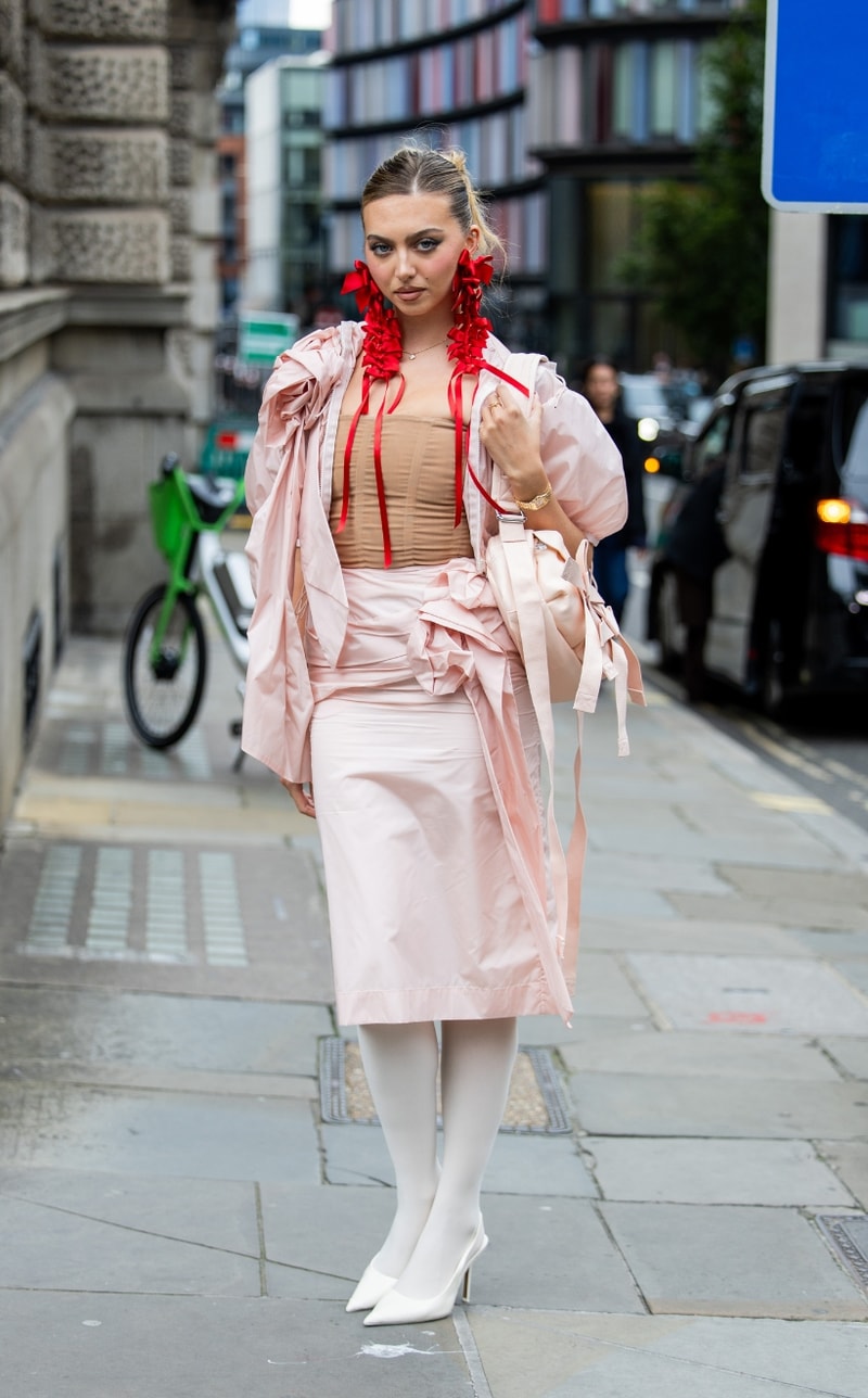 LFW London Fashion Week 2024 Street Style Streetsnaps