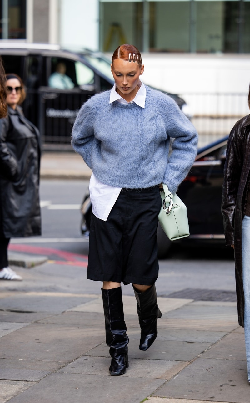 LFW London Fashion Week 2024 Street Style Streetsnaps