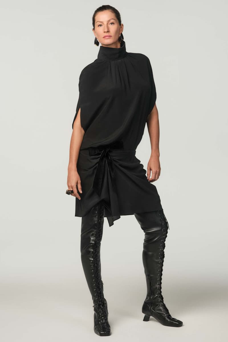 Zara Stefano Pilati collabration release Gisele Bündchen when where