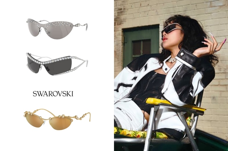 比戒指、耳環更搶眼：Swarovski 新推出太陽眼鏡，時尚女生們必入！