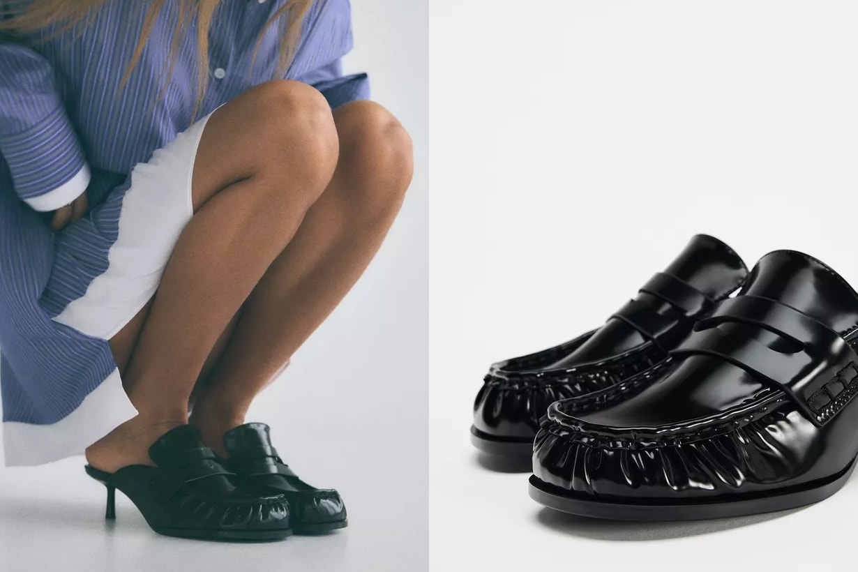 方頭樂福、羊毛細跟、駝色芭蕾舞鞋,5 雙 Zara 氛圍感美鞋!