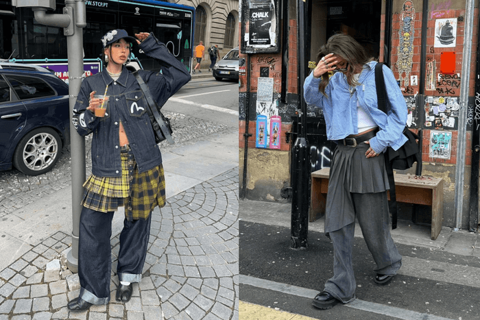 春夏裙裝先別急著收:「dress over pants」依舊大熱,這幾種層次搭配都值得嘗試!