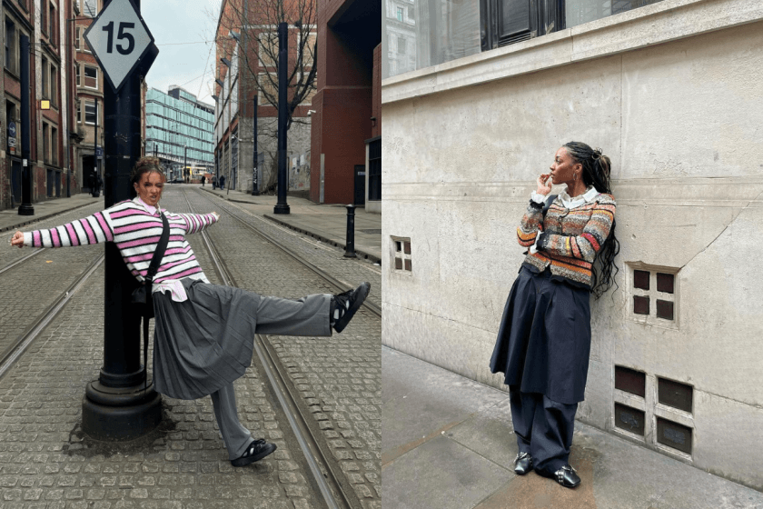 「dress over pants」依舊大熱,春夏裙裝先別急著收,這幾種層次搭配都值得嘗試!