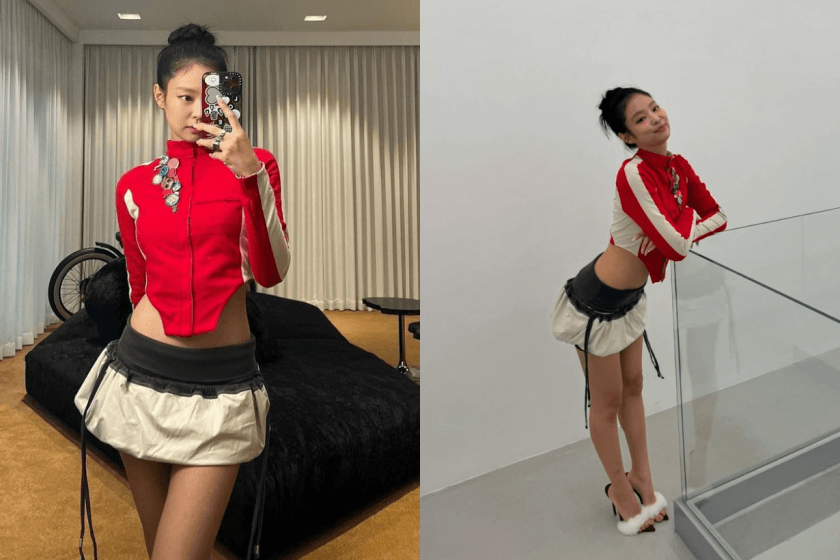 Jennie 還是愛穿它:教你秋天版「花苞澎澎裙」混搭術,穿出不同的迷人風格