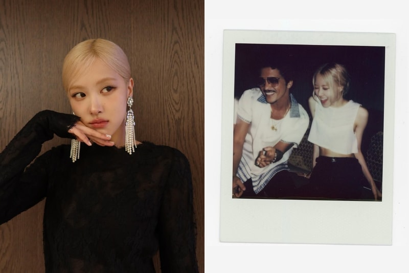 BLACKPINK rose Bruno Mars Instagram collaborate