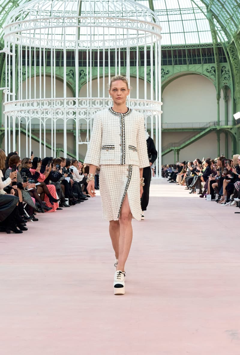 chanel 2025 spring summer grand palais paris fashion week looks