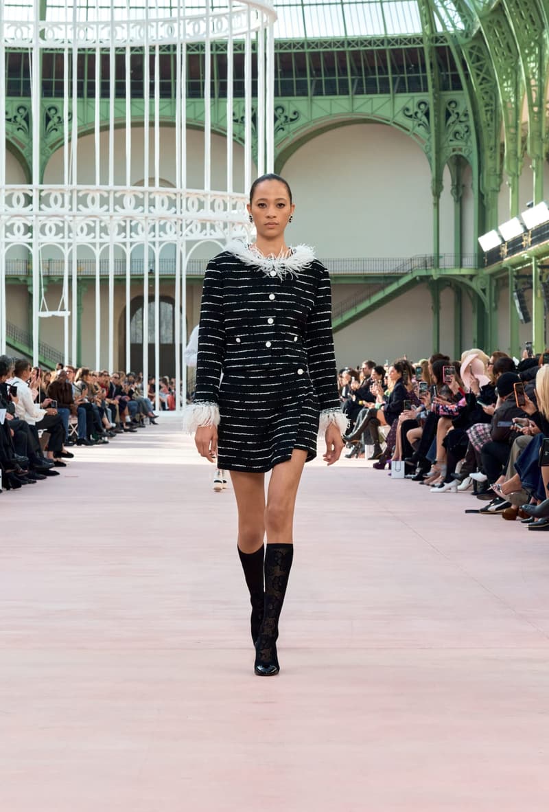 chanel 2025 spring summer grand palais paris fashion week looks