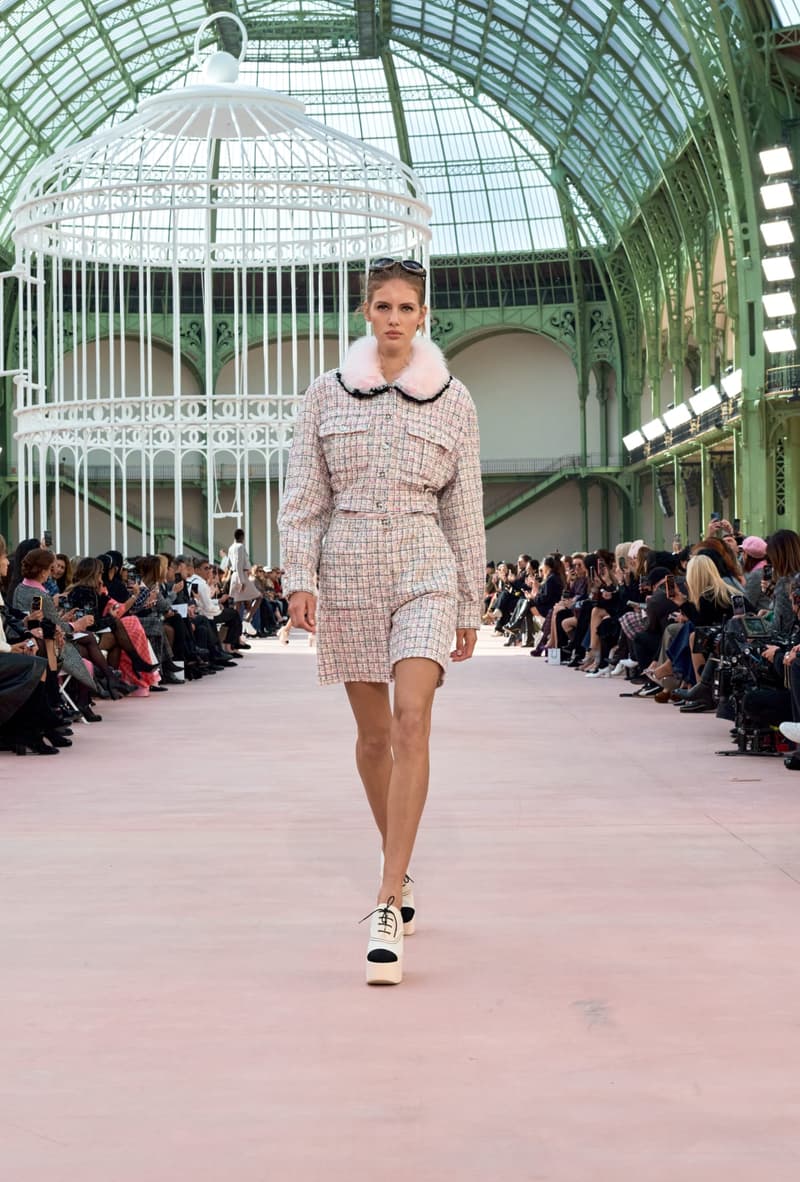 chanel 2025 spring summer grand palais paris fashion week looks