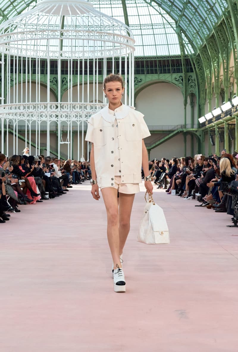 chanel 2025 spring summer grand palais paris fashion week looks