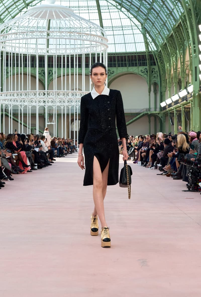 chanel 2025 spring summer grand palais paris fashion week looks