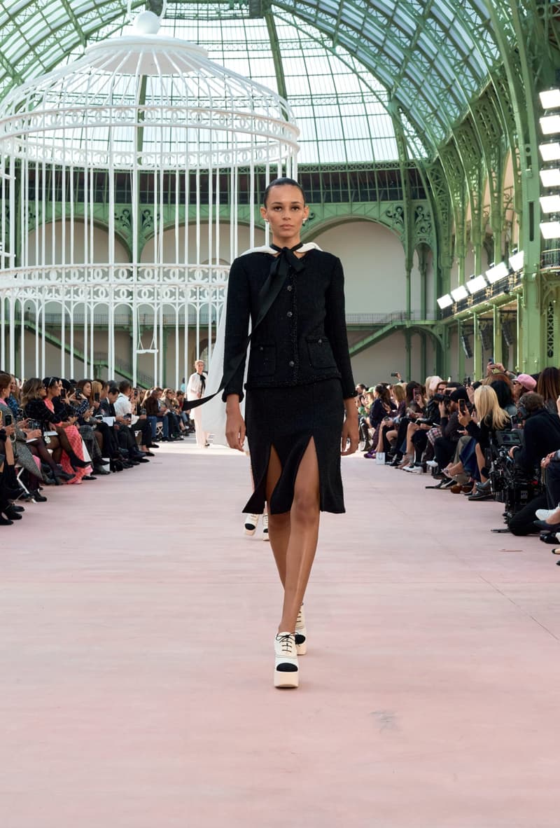 chanel 2025 spring summer grand palais paris fashion week looks