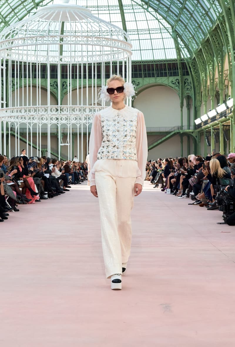 chanel 2025 spring summer grand palais paris fashion week looks