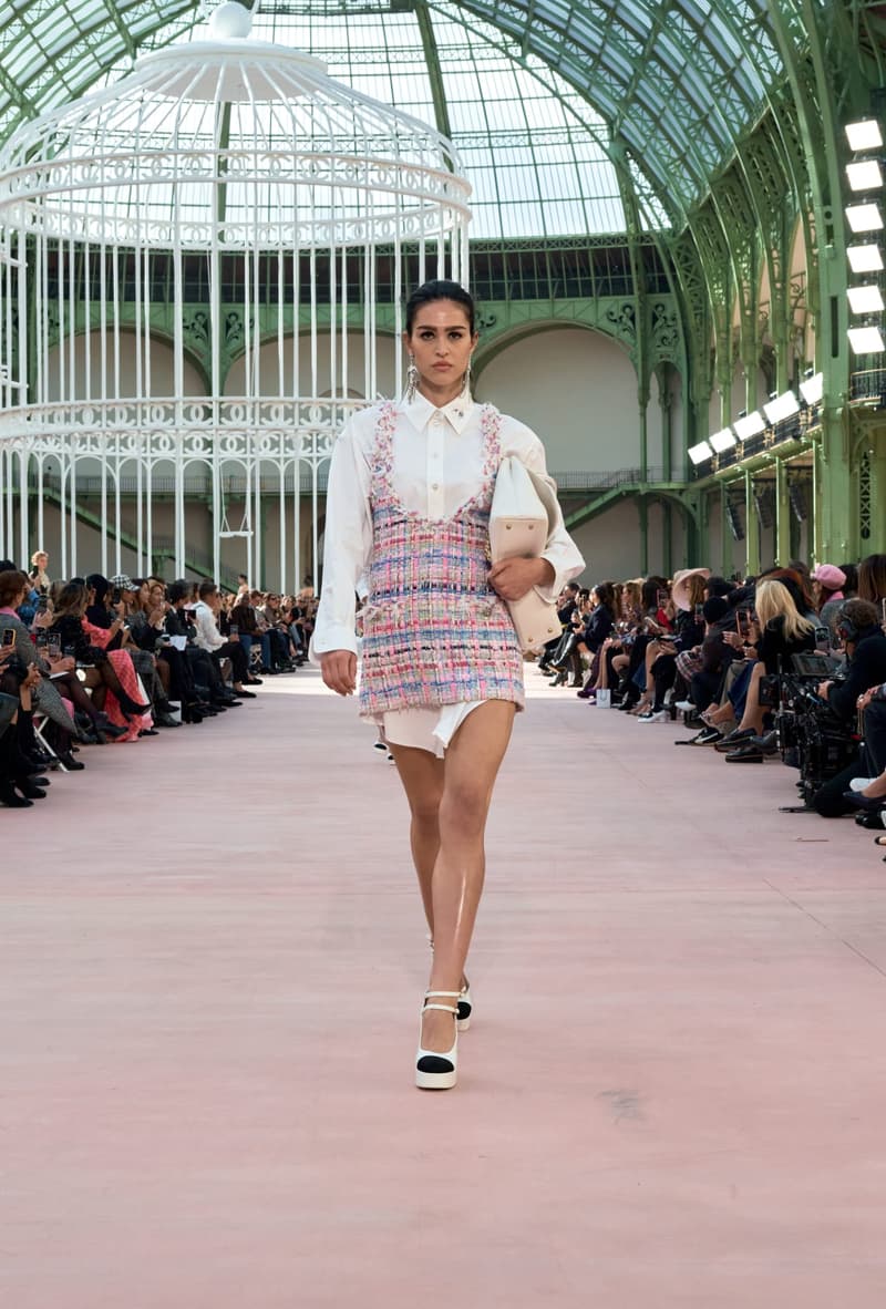 chanel 2025 spring summer grand palais paris fashion week looks