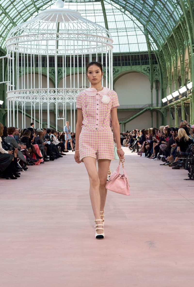 chanel 2025 spring summer grand palais paris fashion week looks