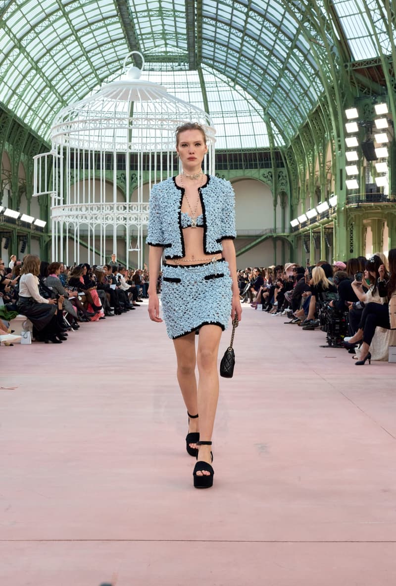 chanel 2025 spring summer grand palais paris fashion week looks