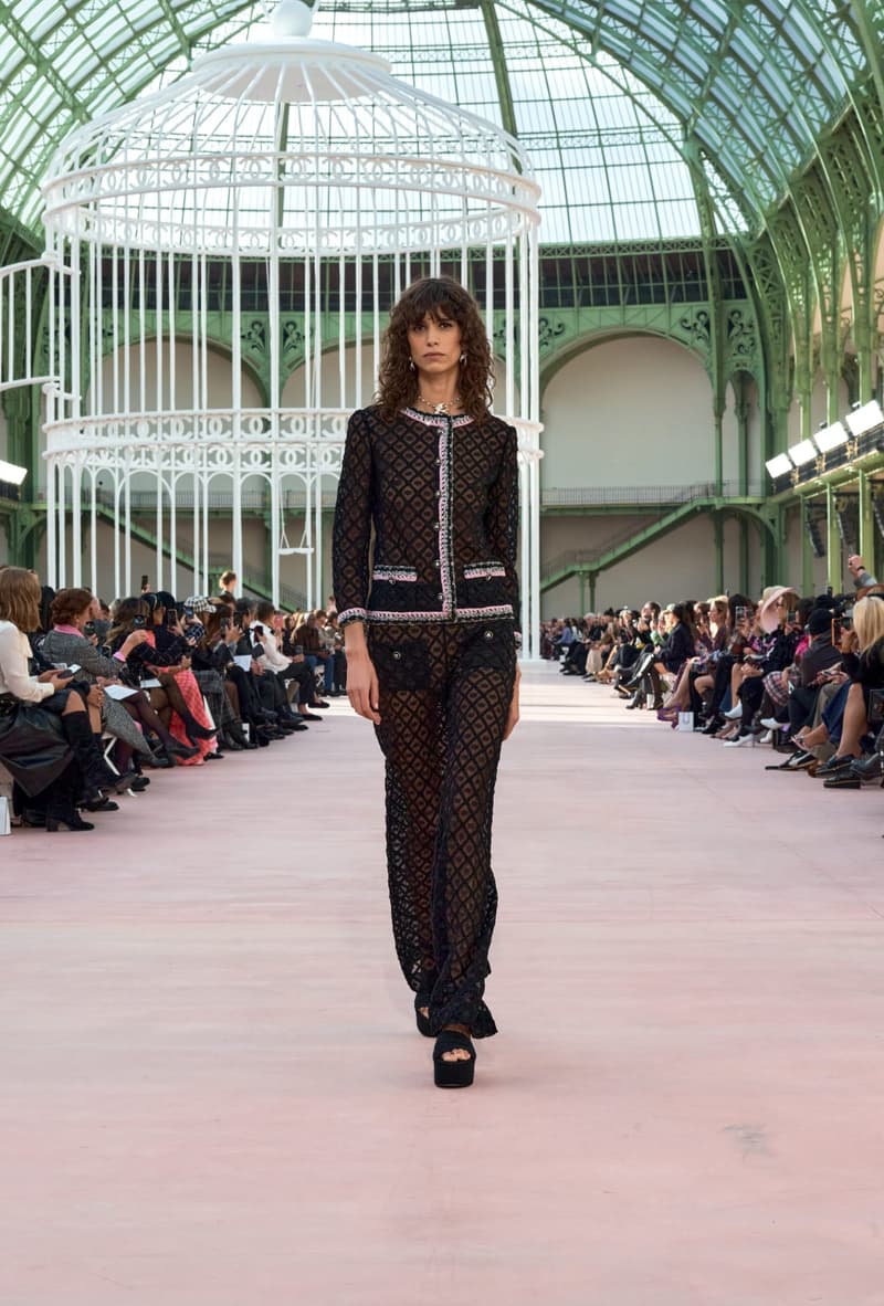 chanel 2025 spring summer grand palais paris fashion week looks
