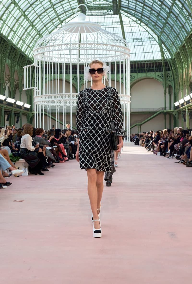 chanel 2025 spring summer grand palais paris fashion week looks