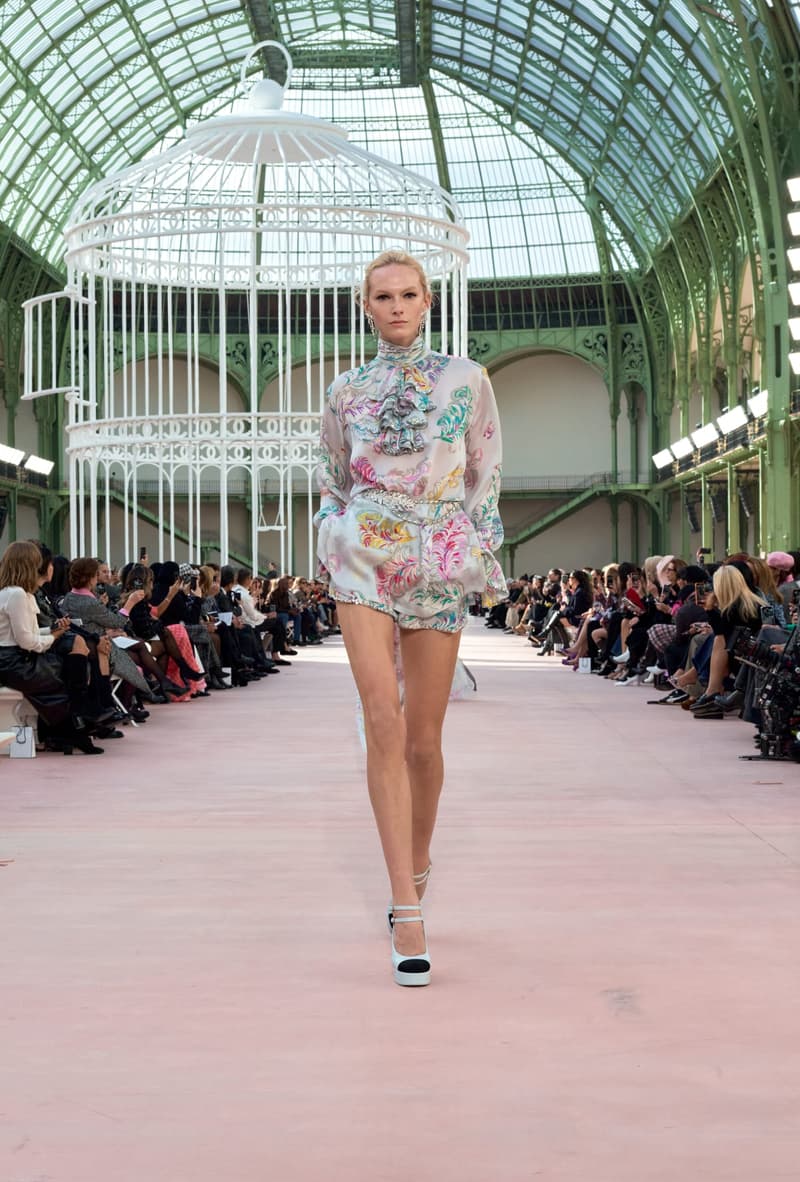 chanel 2025 spring summer grand palais paris fashion week looks