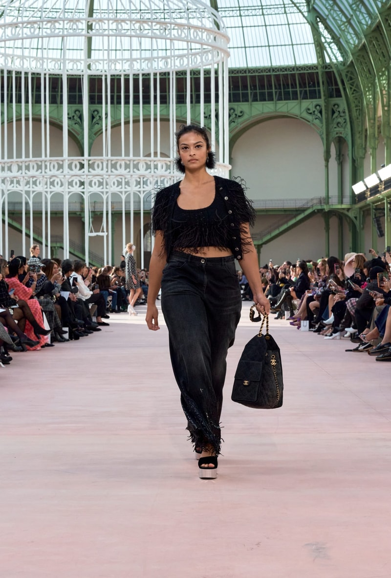 chanel 2025 spring summer grand palais paris fashion week looks