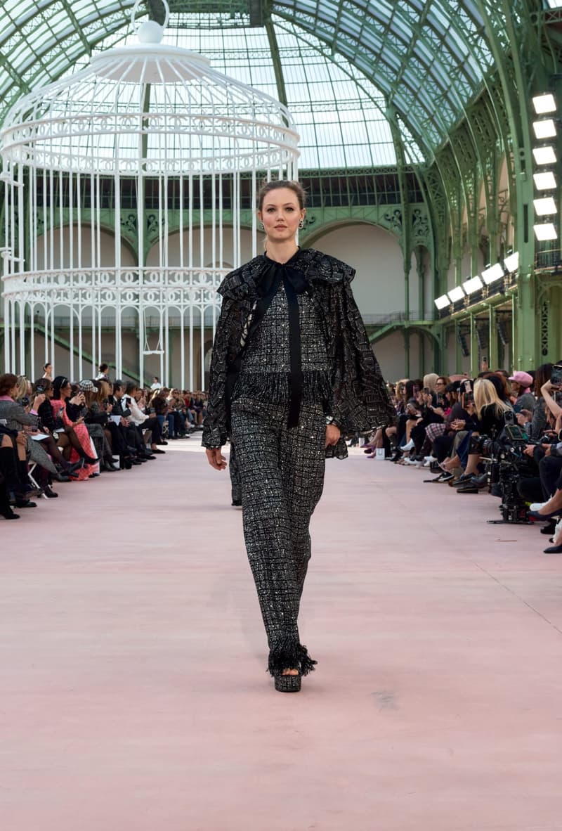 chanel 2025 spring summer grand palais paris fashion week looks