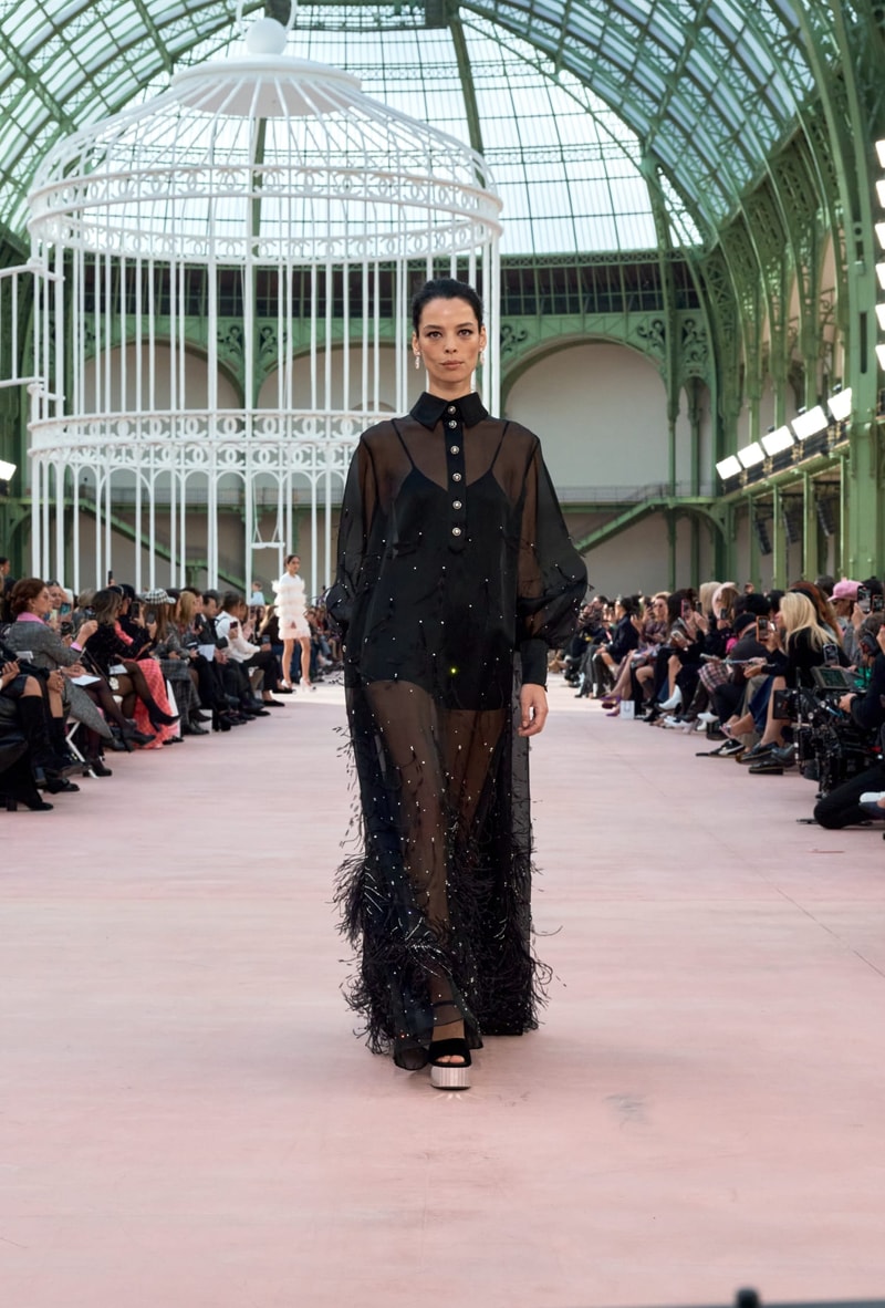 chanel 2025 spring summer grand palais paris fashion week looks