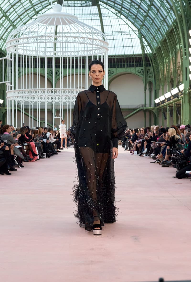 chanel 2025 spring summer grand palais paris fashion week looks