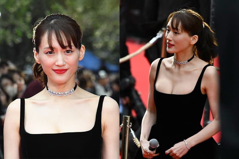 Haruka Ayase dior red carpet TIFFJP look