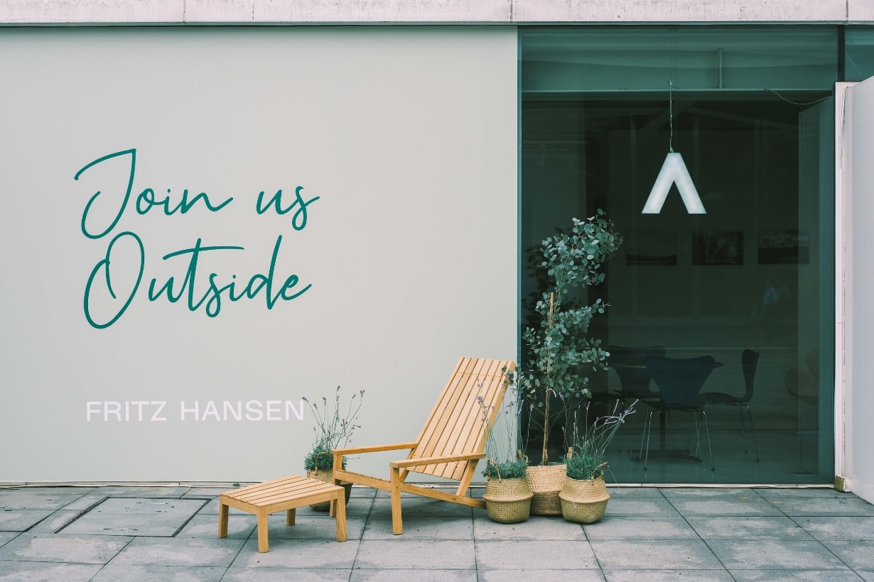 Fritz Hansen Pop-up Cafe Join us Outside Taiwan open