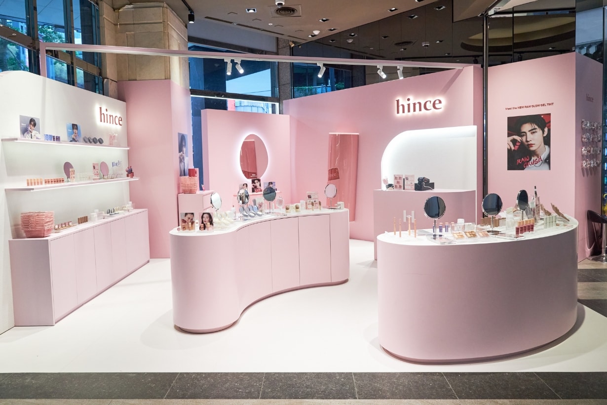 hince Pop-up store Taiwai Taipei