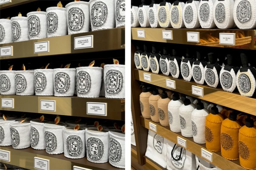 diptyque lucy sparrow felt toy pop up london blnd street christmas pop up