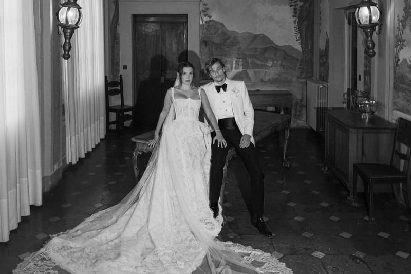 Millie Bobby Brown Jake Bongiovi Italy Wedding Celebration Photo