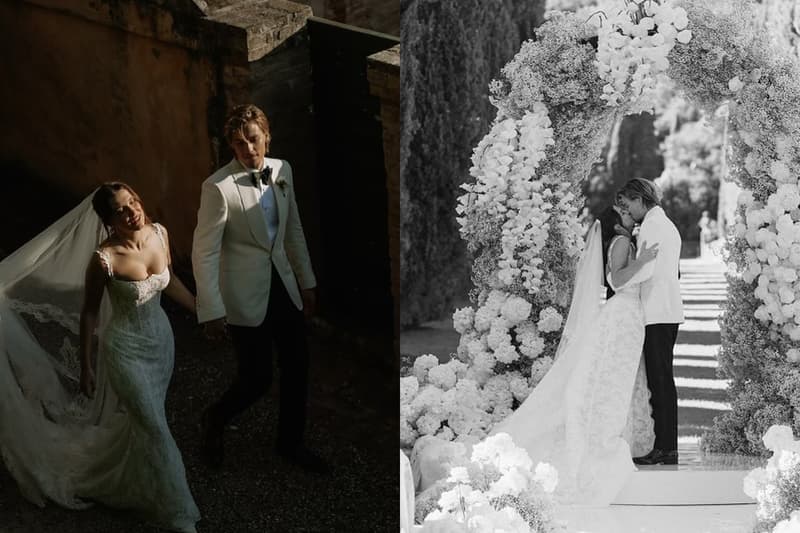 Millie Bobby Brown Jake Bongiovi Italy Wedding Celebration Photo