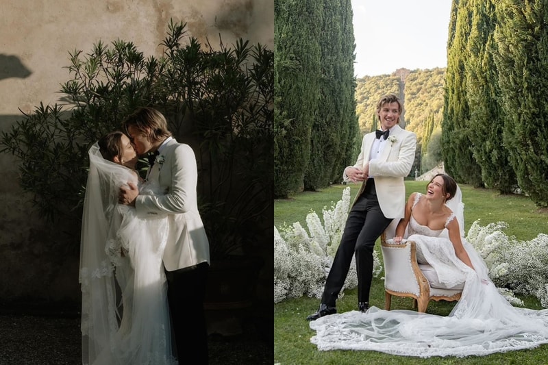 Millie Bobby Brown Jake Bongiovi Italy Wedding Celebration Photo
