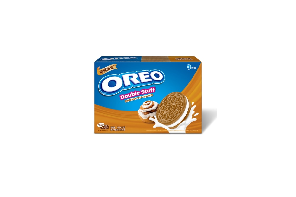 OREO Double Stuff Cinnamon Bun Taiwan release Cinnamon Roll
