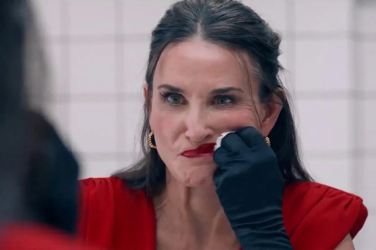 The Substance Demi Moore Margaret Qualley movie trailer