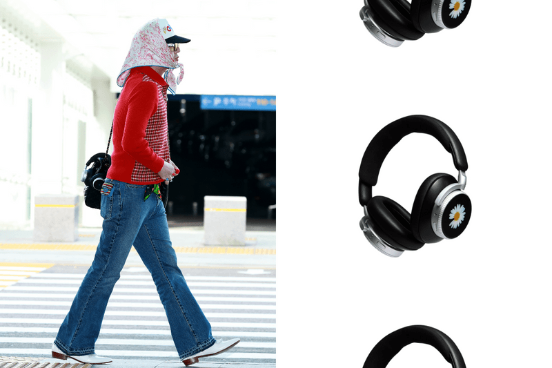 機場時尚成為熱搜：G-Dragon 搭配中這款引起矚目的小雛菊耳機，想買還買不到！