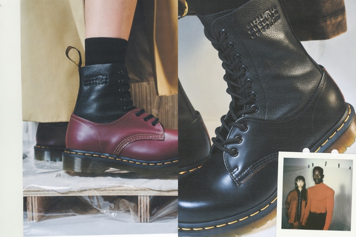 驚喜聯乘!MM6 Maison Margiela 與 Dr.Martens 合作推出全新前衛鞋款,每款都好想入手