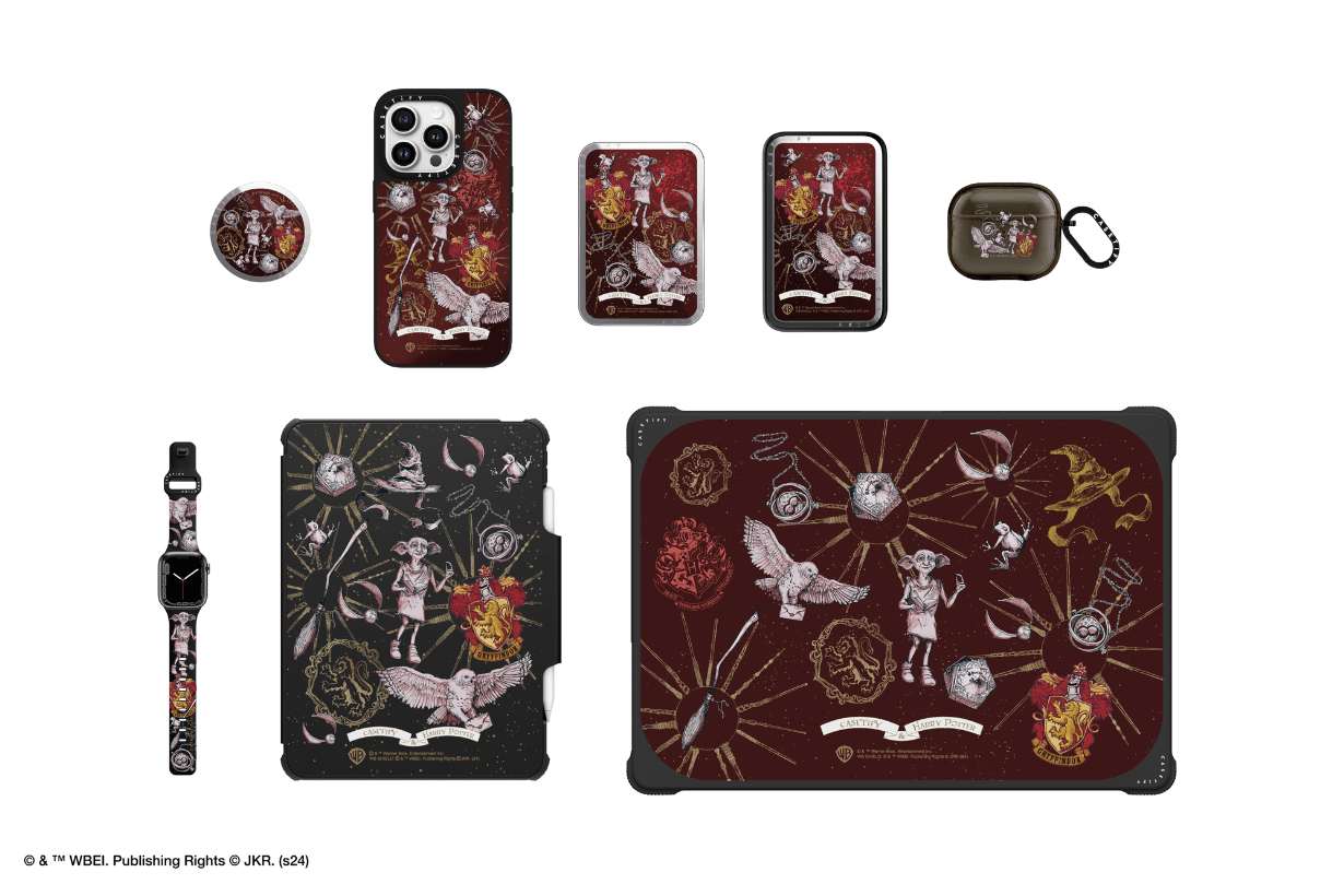 Tongkat ajaib, lilin penyegel lambang sekolah, empat kotak ponsel kampus... Seri gabungan Harry Potter X CASETiFY satu tampilan! 11 Info rilis kolaborasi Harry Potter X CASETiFY 2024