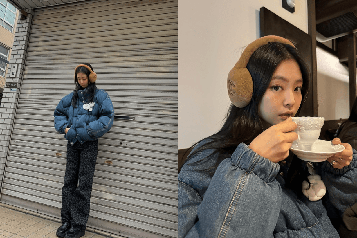 Jennie Chanel Coco Neige earmuffs